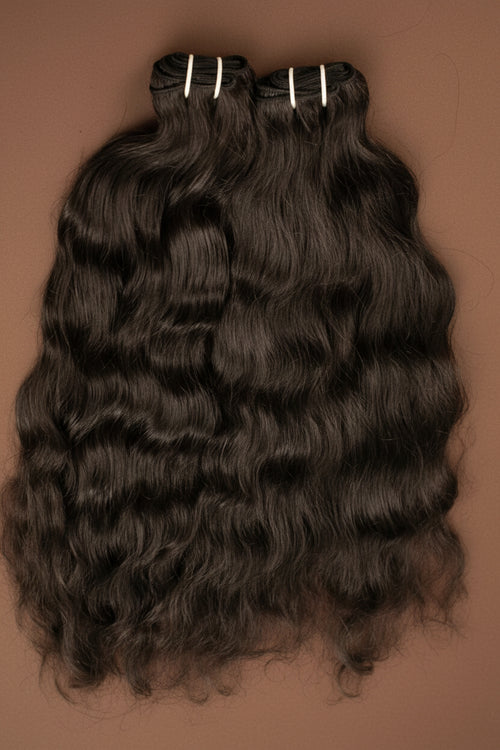 Our Raw Indian Curly texture is rich, defined, and full of body. Designed for women who love volume and statement texture.

✨ Defined curl pattern
✨ Soft and touchable
✨ Hydrates beautifully
✨ Can be diffused ,blown out, or straightened 